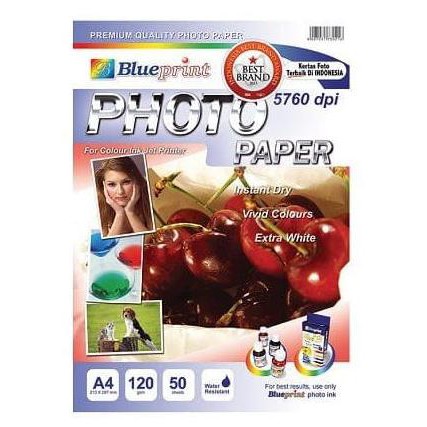 

Termurah Blueprint Glossy Photo Paper A4-120 Gr (Pack = 50 Sheets) Offic