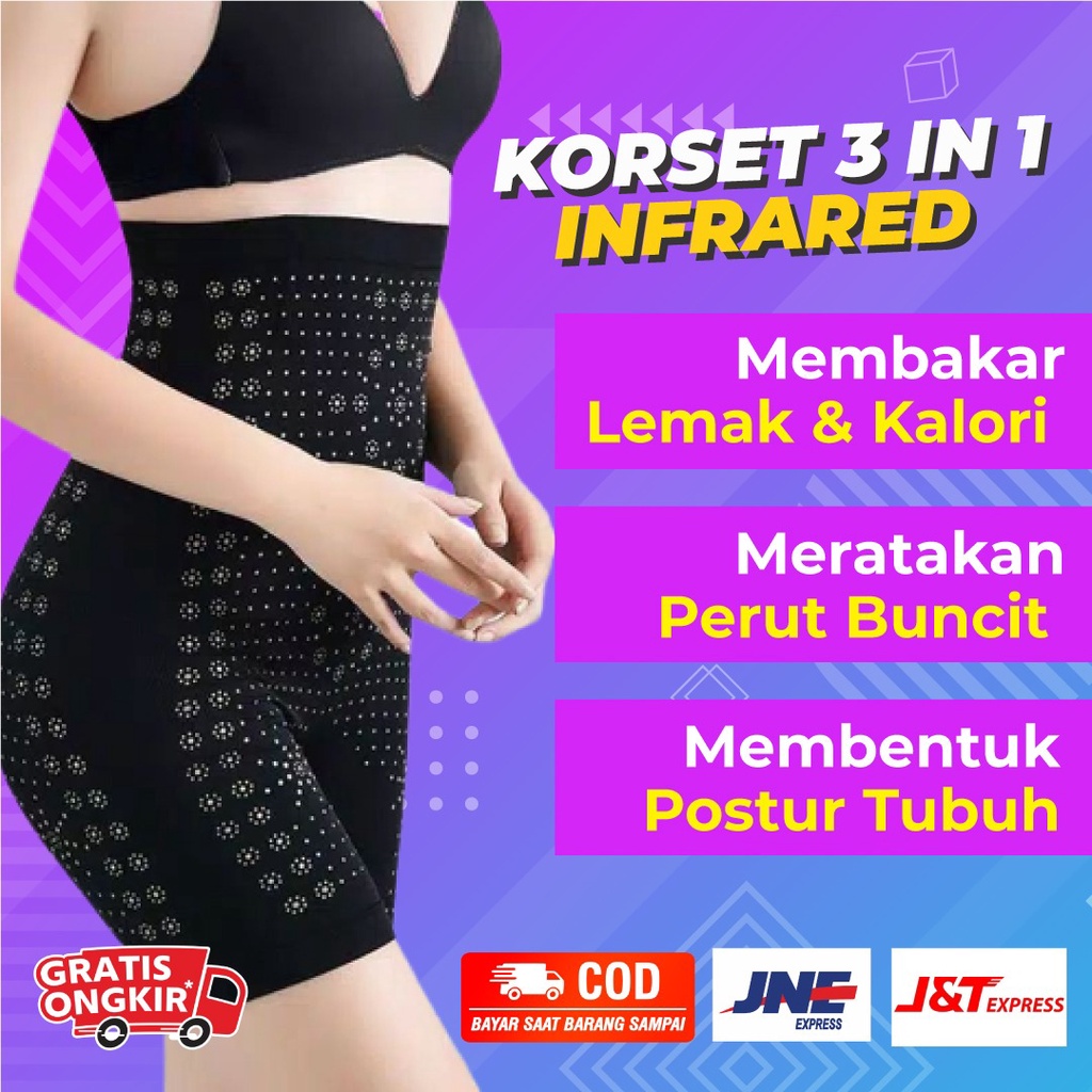 Korset Sorex celana Infrared 3 In 1 Pelangsing dan Pembakar Lemak Juga Kalori Pada Tubuh dan Membuat tubuh lebih membentuk Original 100% Bisa COD