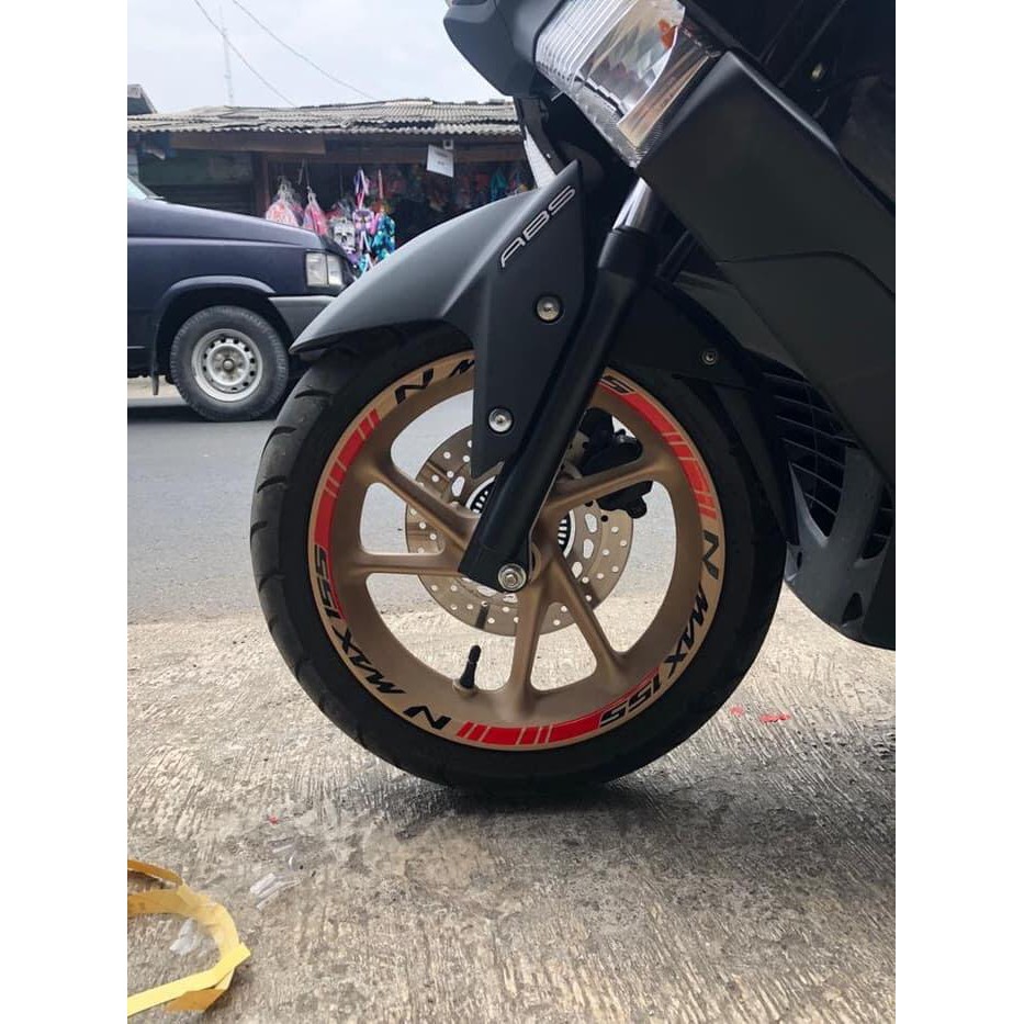 Stiker Velg Sticker Velk Nmax Gold