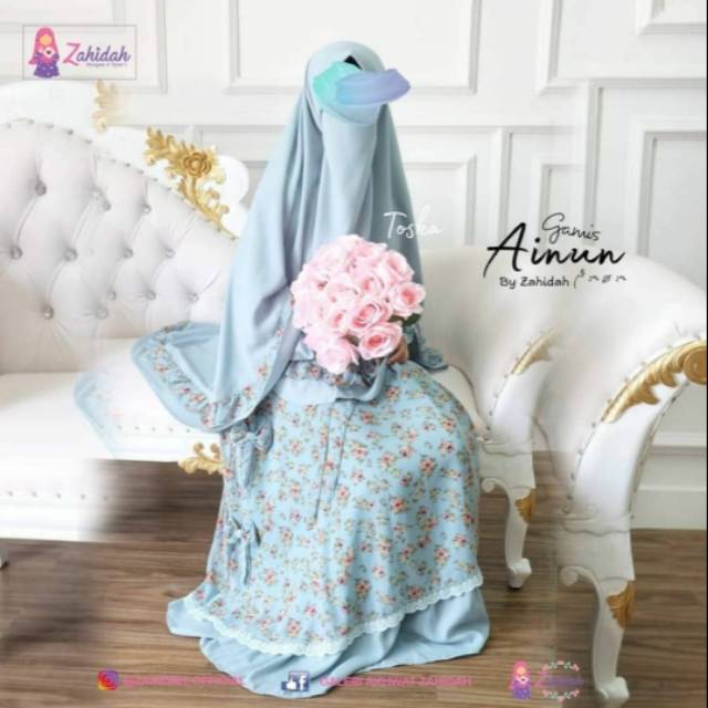 Set Gamis Ainun by Zahidah Readyyy