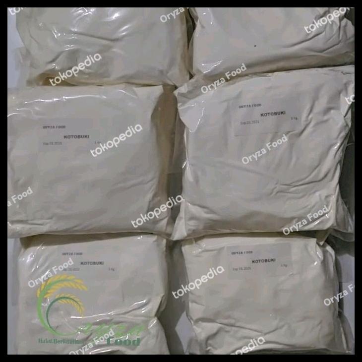 

Tepung Kotobuki / Tepung Protein Rendah 1Kg (Repack) Kode 632