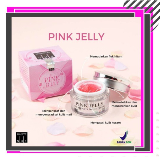 Pink jelly booster brightening perncerah wajah KOMSETIX NHS