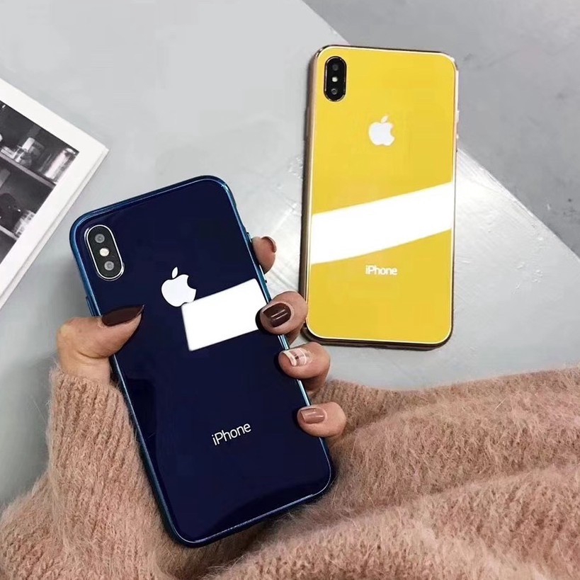 Hard Case Bahan Kaca Tempered Untuk Iphone 11 Pro Max Iphone 7 8 6 Plus X Xr Xs Max