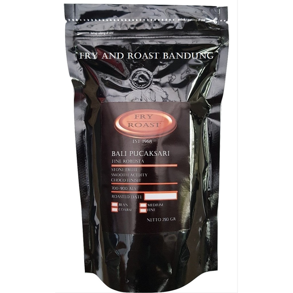 

KOPI FINE ROBUSTA BALI PUCAKSARI 1 KG BIJI & BUBUK Bagus