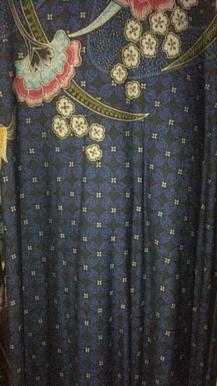 Baju Gamis Jumbo Melar Golden Motif Batik Nalika