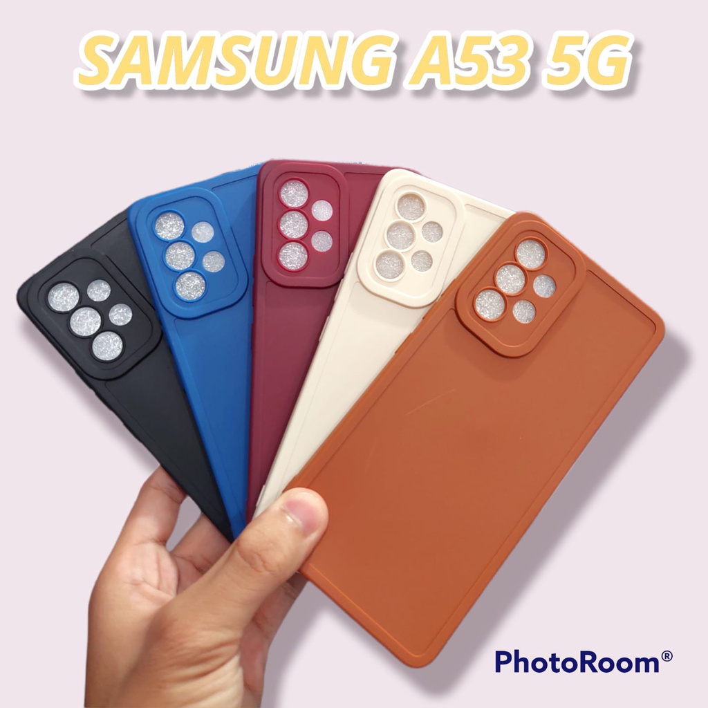 Soft Case Matte Samsung A33 A04 A53 A73 5G Colour Big Eye Protection Camera Anti Knock