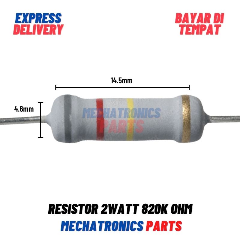 [PAS-9265] RESISTOR 2WATT 820KOHM