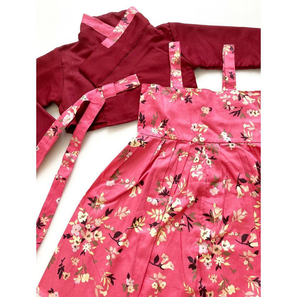 CHAVA KIMONO GAMIS setelan pakaian dress hijab muslim Lucu Fashion Anak Bayi Perempuan Cewek Terlaris Lucu Murah  / LITTLEBEE / BORA