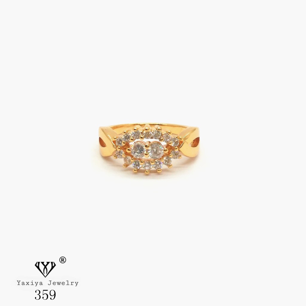 

Cincin permata Lapis emas Perhiasan imitasi Gold Yaxiya Jewelry 359