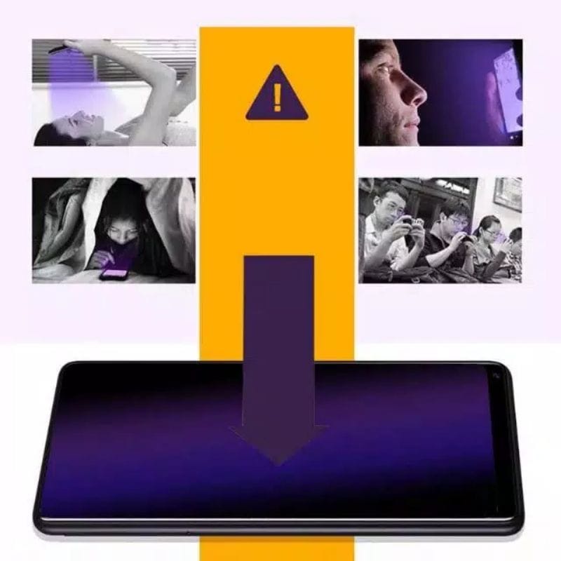 3IN1 TEMPERED GLASS BLUE LIGHT SAMSUNG A03 CORE A03 TG LAYAR ANTI RADIASI KACA FULL COVER