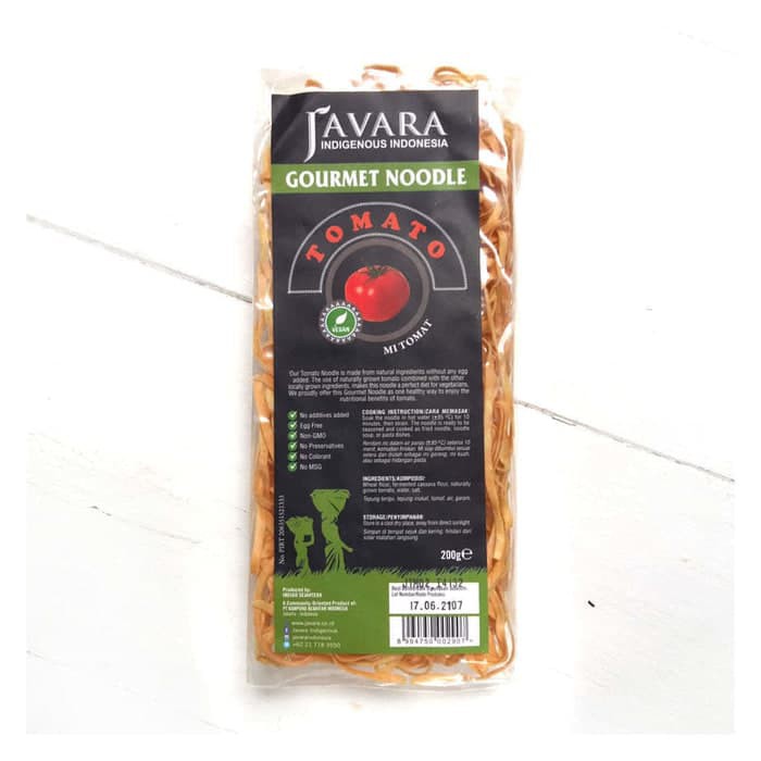 

GOURMET NOODLE TOMATO JAVARA / MIE TOMAT / MIE SAYUR VEGETARIAN