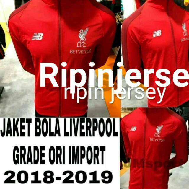 Jeket Bola Liverpool 2018 -2019