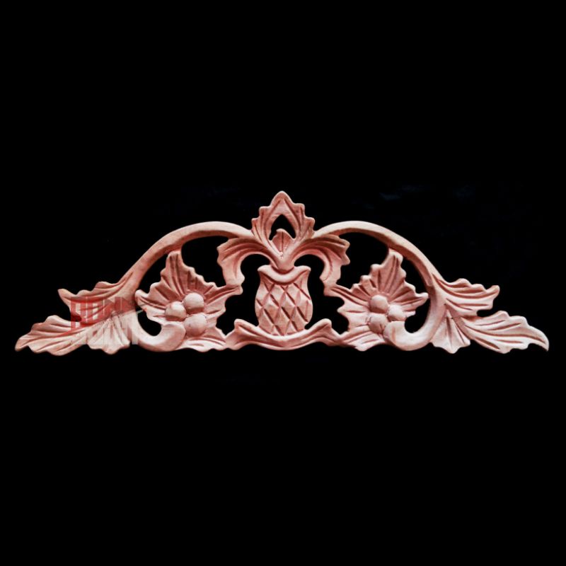 Ornamen ukir tempel kayu untuk hiasan lemari, hiasan pintu, hiasan dinding