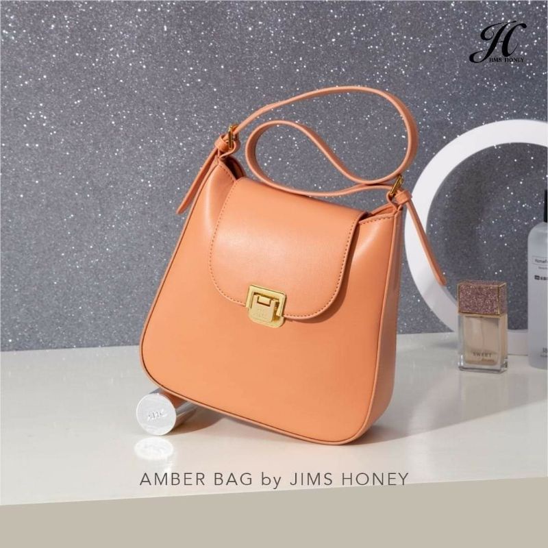 AMBER BAG BY JIMS HONEY ORIGINAL TAS IMPORT WANITA KEKINIAN TAS SLEMPANG MODEL KOREA