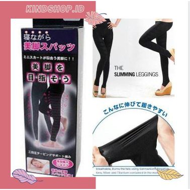 KINDSTORE❤ | CELANA SLIMMING NIGHT LEGGING / LEGING BAHAN TEBAL AMPUH BAKAR LEMAK SAAT TIDUR