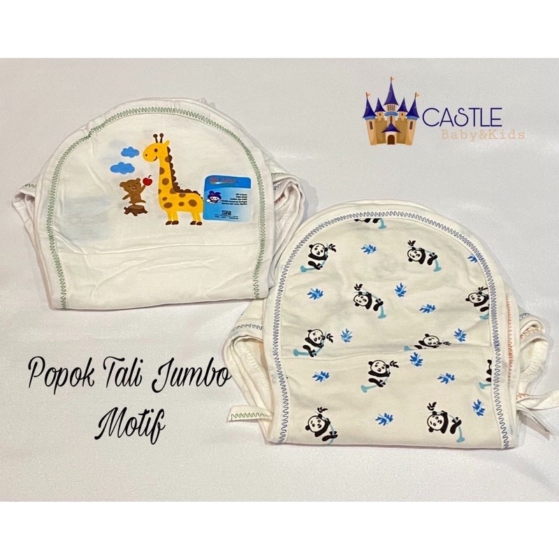 Castle - isi 3pc BabyMocha Popok Kain NewBorn FullPrint Warna Motif Tali Dan Perekat