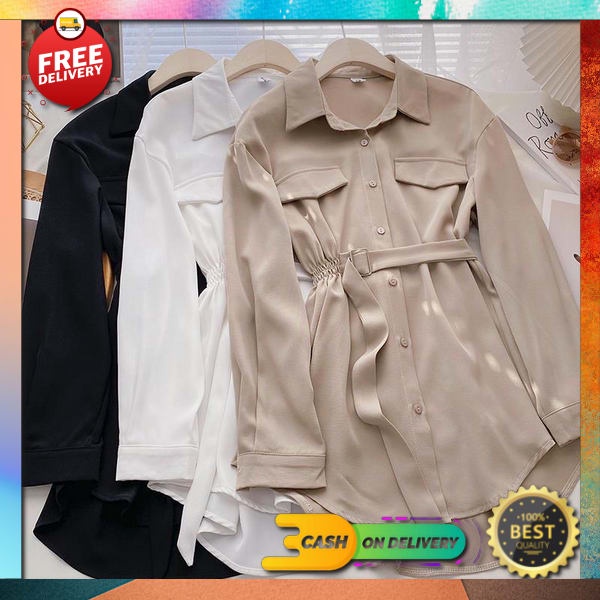 Atasan Wanita Kekinian 2022 Viral Import Blouse Wanita Korean Style Atasan Blouse Wanita Baju Atasan