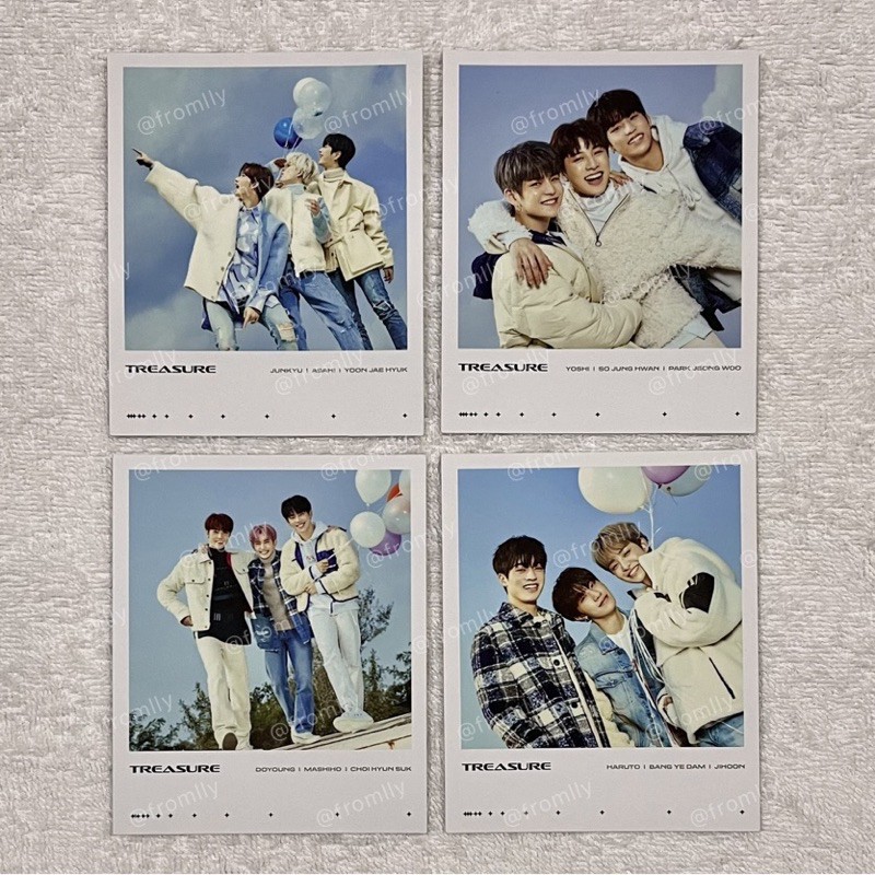[READY] TREASURE FULL ALBUM [TREASURE EFFECT] Unit Polaroid Junkyu Hyunsuk Haruto Asahi Jihoon Yedam