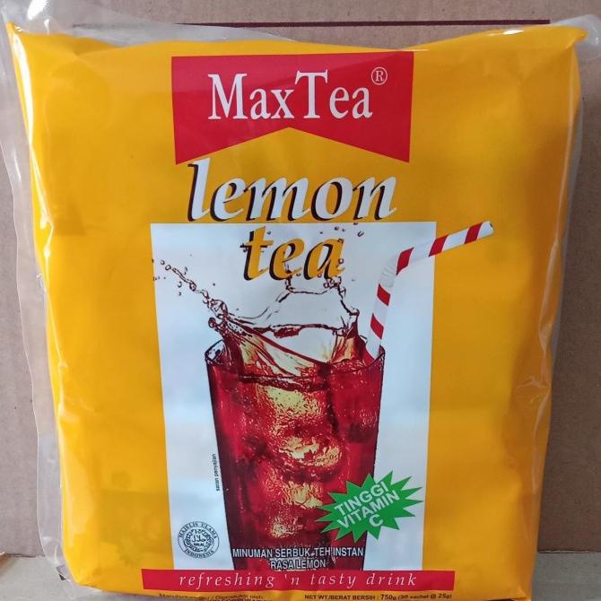 

[COD] Max Tea Lemon Tea 1 bag isi 30 sachet [COD]