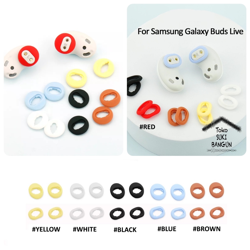 Samsung Galaxy Buds Live Eartips ONLY Earbud Ear Tip Cover Silicone Anti Slip Cap