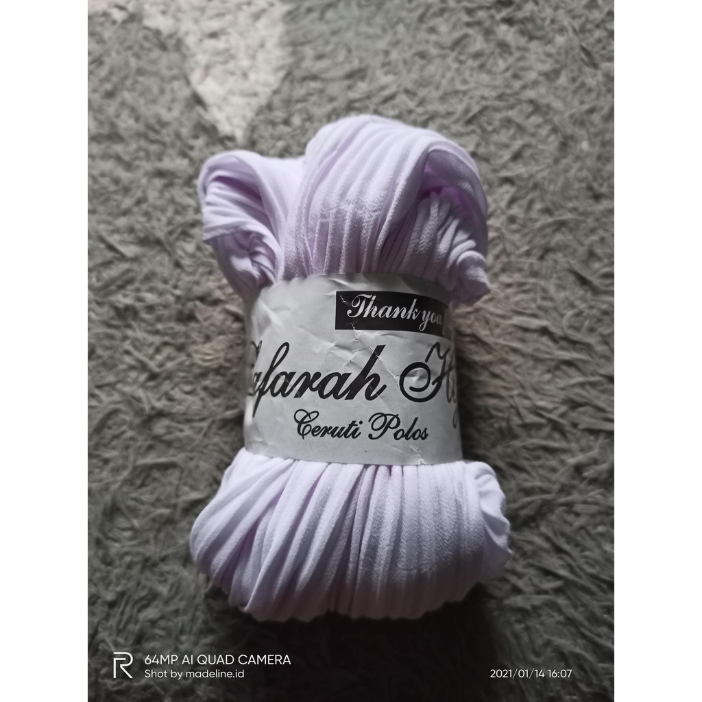 Pashmina plisket FULL ceruty armany (GROSIR) /Pashmina plisket ceruty bebydoll premium/hijab premium-putih