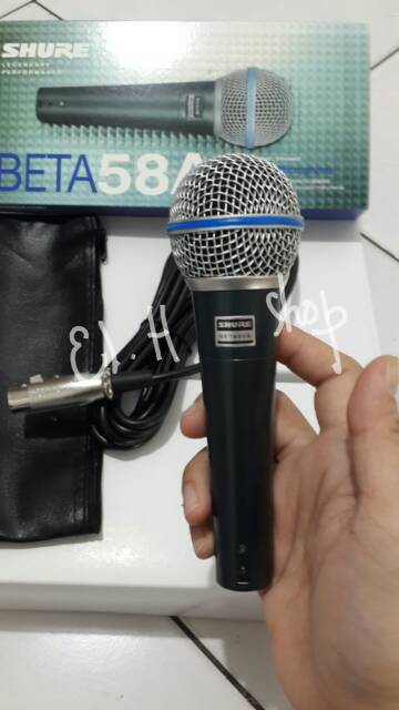 Mic 5hure BETA 58A non switch /mic kabel BETA58 no on-off/MIC karaoke/mic ktv pidato ceramah masjid imam mushollah