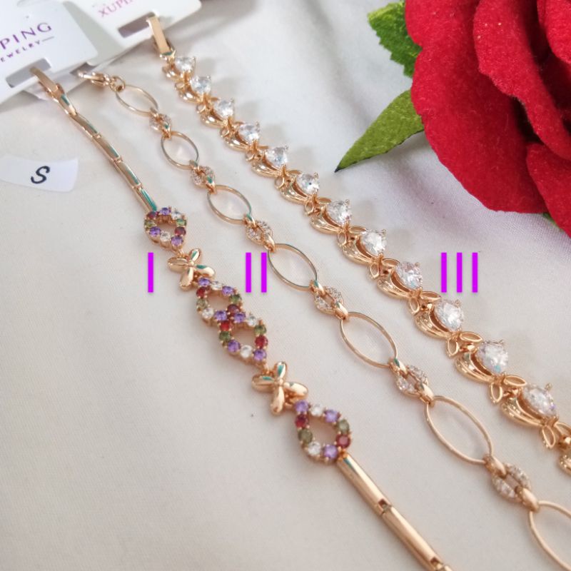Aksesoris perhiasan Gelang Xuping Rantai