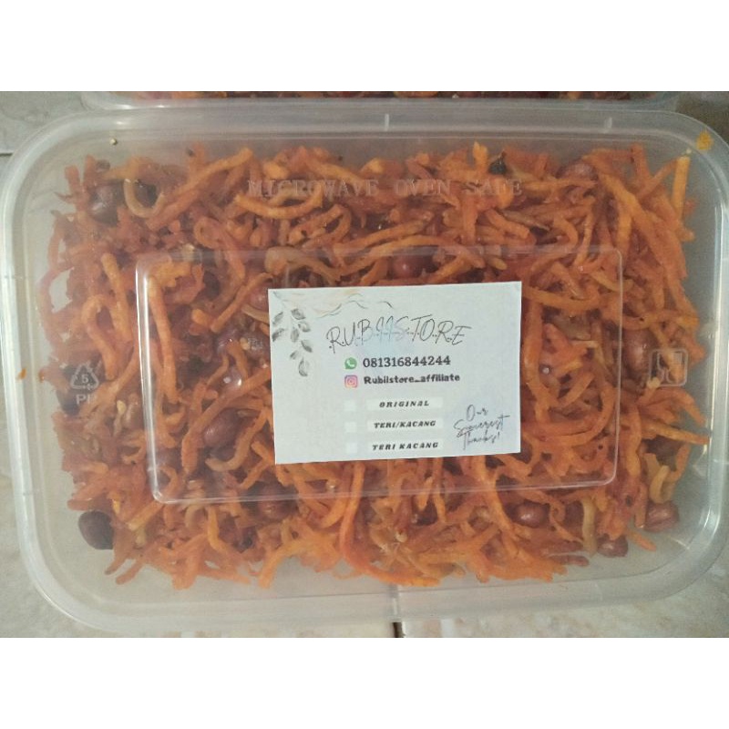 

Kentang Mustofa Teri + Kacang