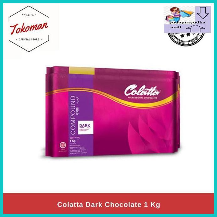 

54Etr7U- Colatta Dark Chocolate 1 Kg / Coklat Compound Dark 9Uhhjt7-