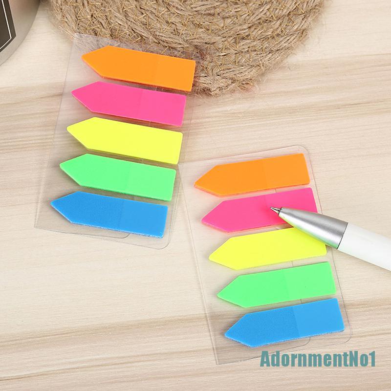 [AdornmentNo1]Colored Memo pad Lovely Sticky Paper Post it Note School Office Supplies