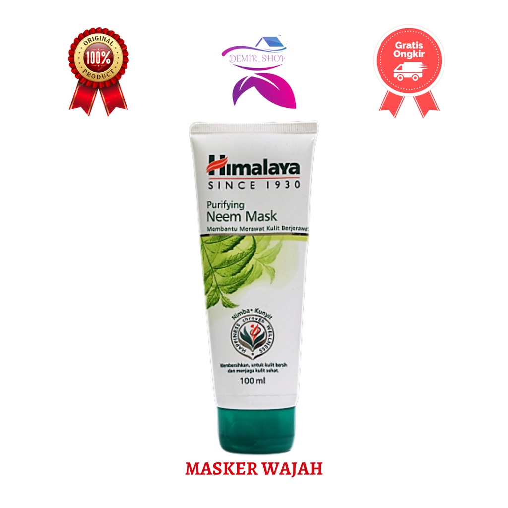 Himalaya Purifying Neem Mask 100 mL / Masker Wajah / Cegah Jerawat