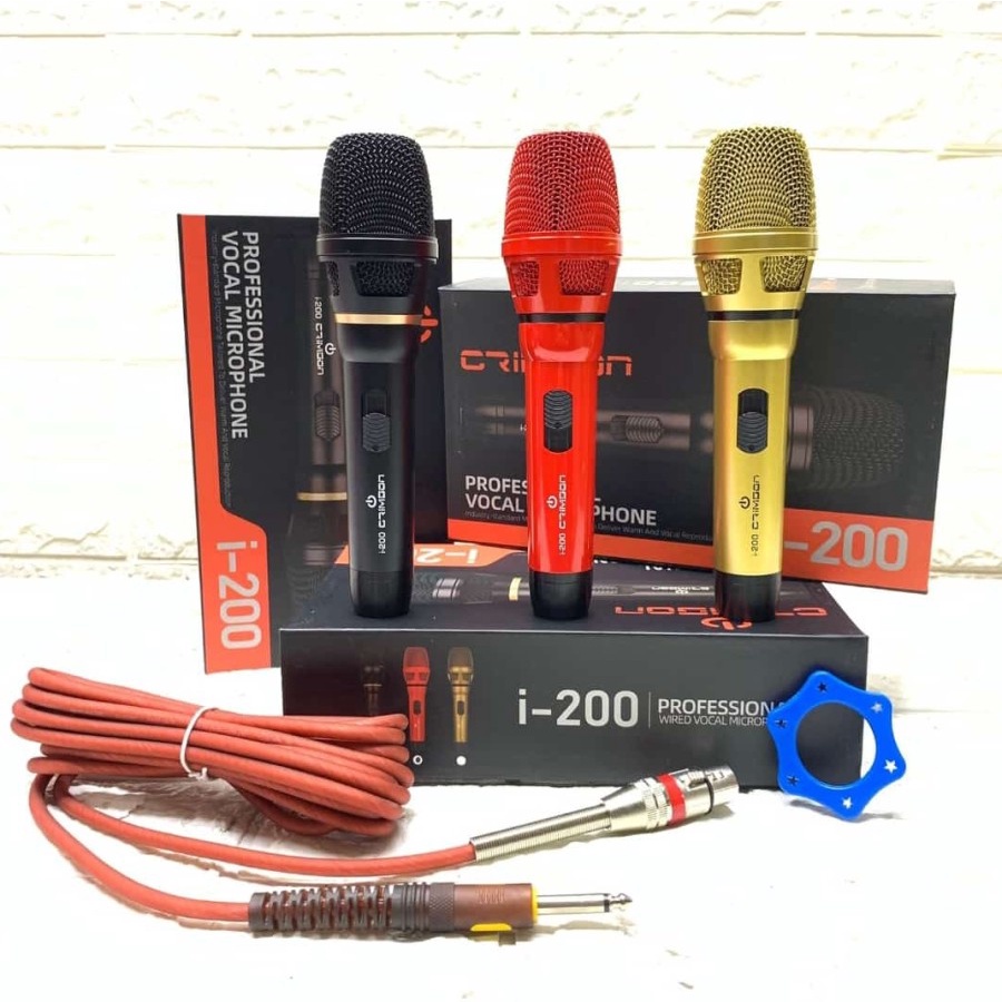 Mic Kabel Crimson I200 I-200 I 200 i200 Mic Cable Crimson Murah Original