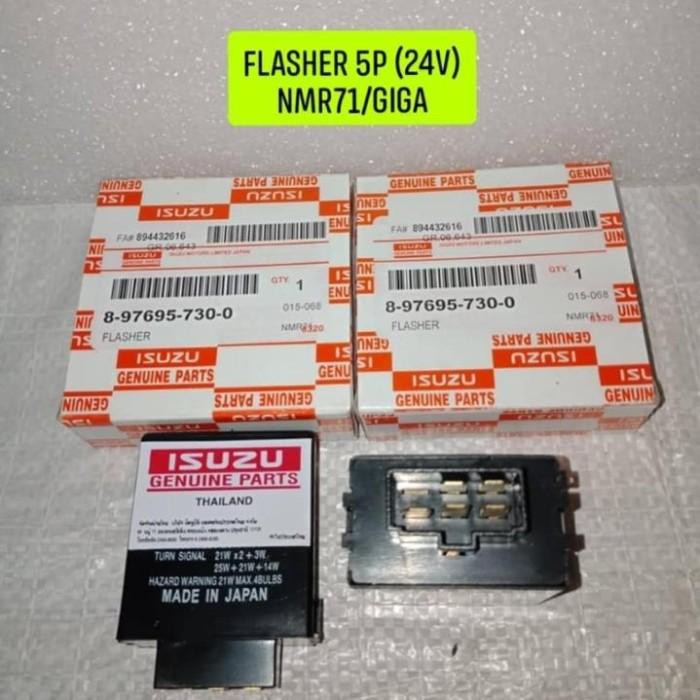 [Karpet mobil] flasher 5p 24volt Isuzu NMR71 Isuzu giga