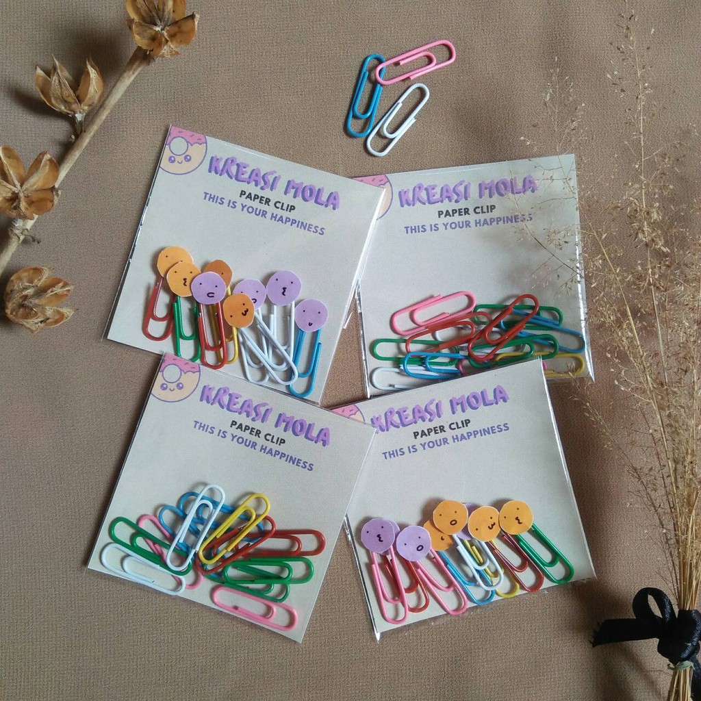 

Paper Clip Karakter warna Jepit Kertas Bentuk lucu dan unik