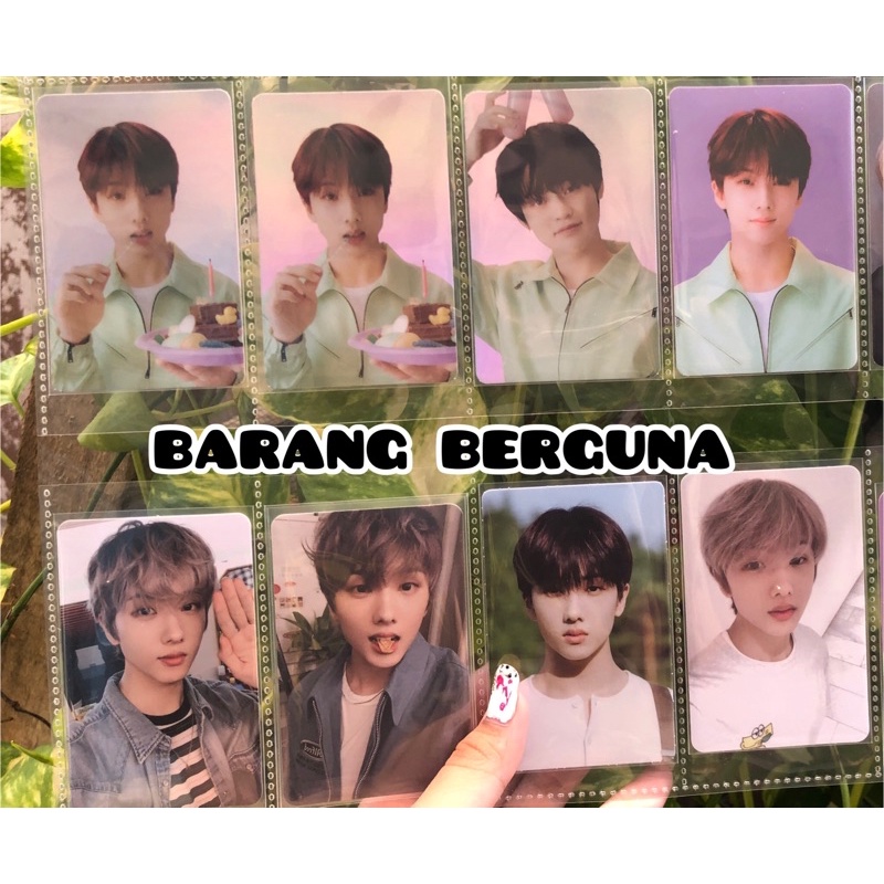 photocard official jisung nct dream / jisung holo aladdin bene sg21 / jisung boring hf / photocard d