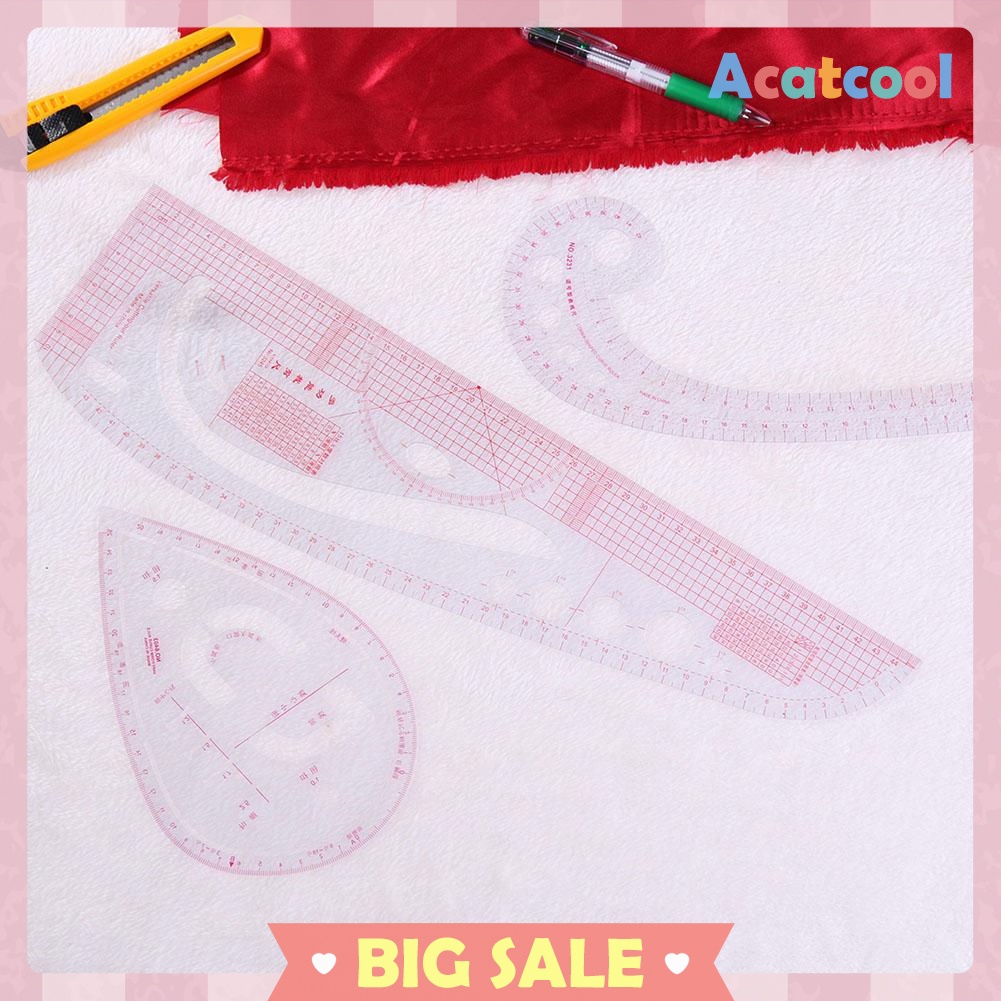 6pcs/set DIY Multi-function Quilting Seam Sewing Patchwork Drawing Rulers