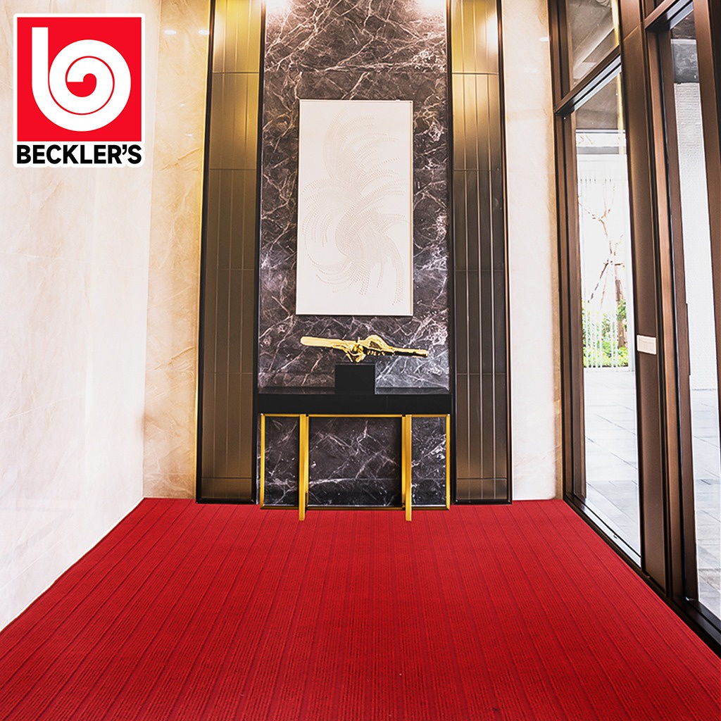 Keset Lantai Premium Motif Garis Bahan Karet PVC 50X120CM Tebal BISA CUSTOM UKURAN