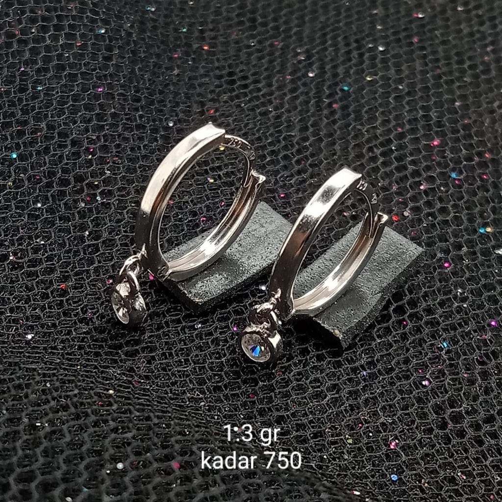 Anting Jipsi Emas 17K - 1.3 gr Kadar 750 - 519