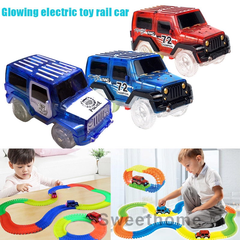 led car track toys