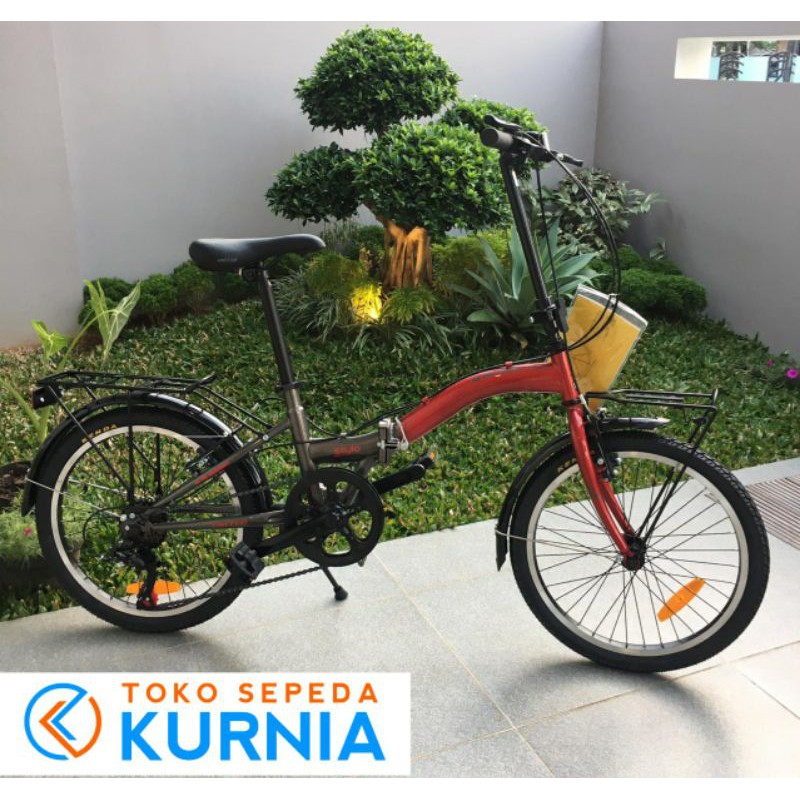 United Stylo 20 inch 6 speed Sepeda Lipat murah