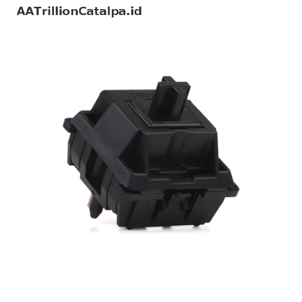 Aatrillioncatalpa JWICK V2 10pcs Keyboard Gaming Mekanikal 5 Pin Linear Mx Switch Warna Hitam