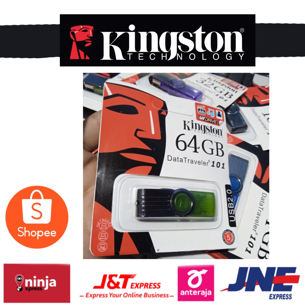 Promo terbaru flashdisk kingston 64gb terlaris DISKON CUCI GUDANG