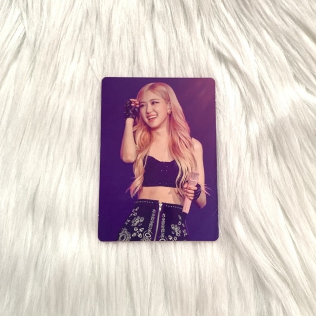 (booked) blackpink in your area iya world tour tokyo dome osaka day 2 rosé photocard / pc