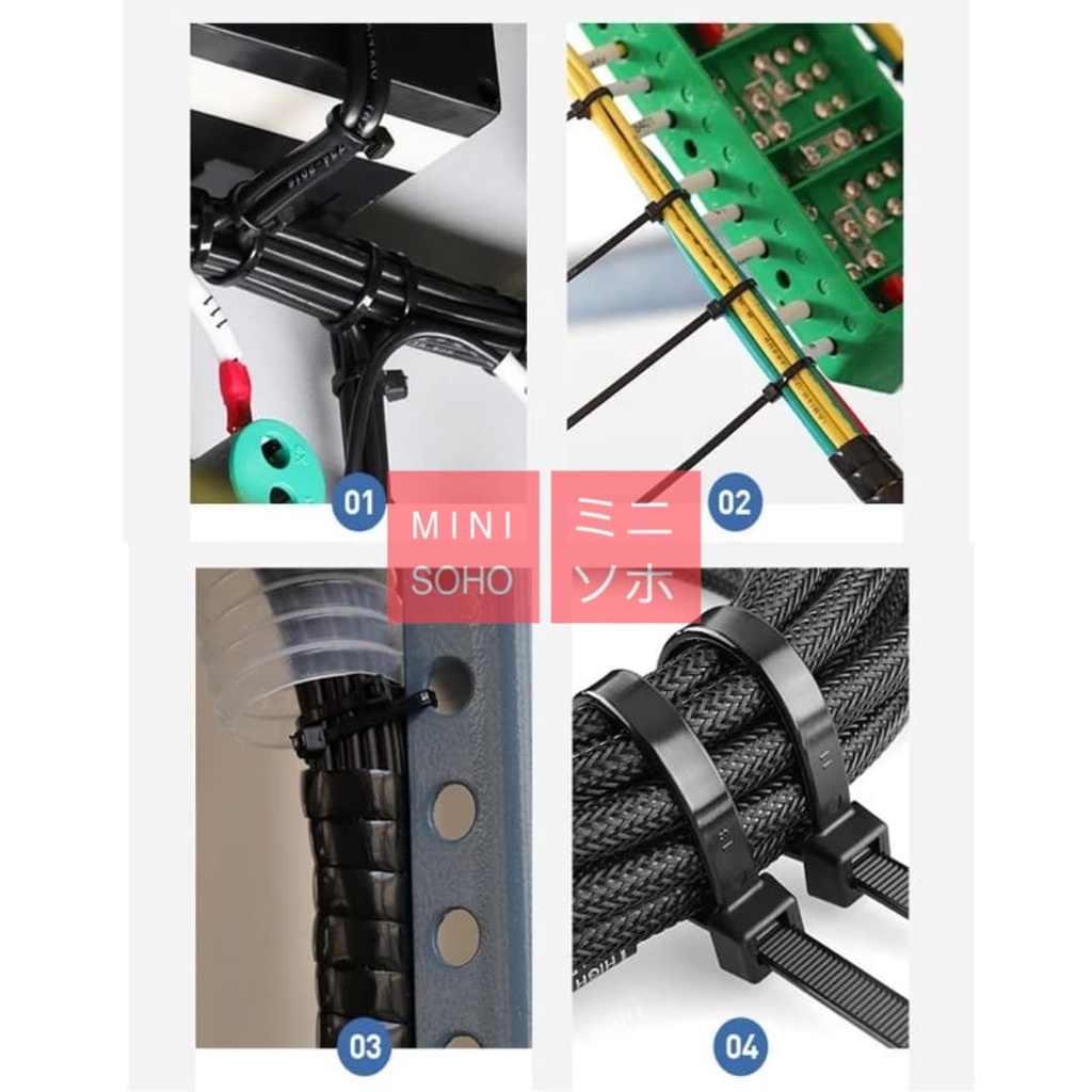 Kabel Ties 3.6 x 250mm (25cm) Cable Ties kabel ikat Kualitas terbaik