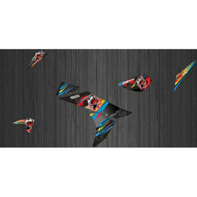 STIKER VARIASI R15 OLD V2 DORAEMON ZOMBEE