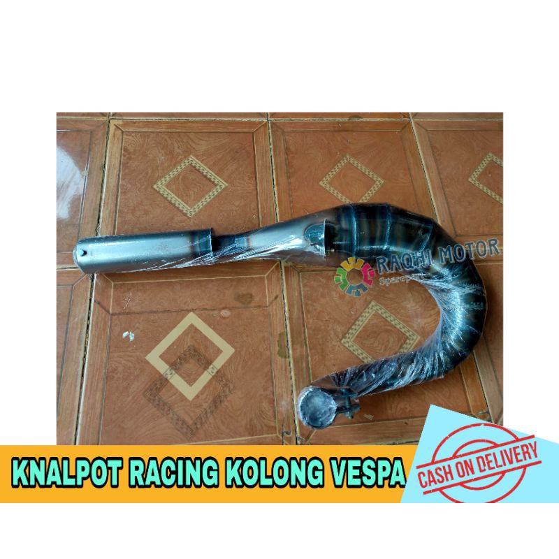 Knalpot Racing Kolong VESPA PX / VESPA PTS / VESPA SPRINT / PRIMAVERA