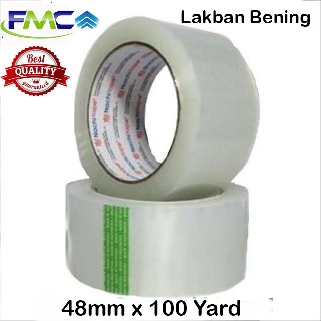 Lakban bening coklat Besar 100 yard 2 inch Tape Perekat Kuat Untuk Packing Online Murah Tempelan