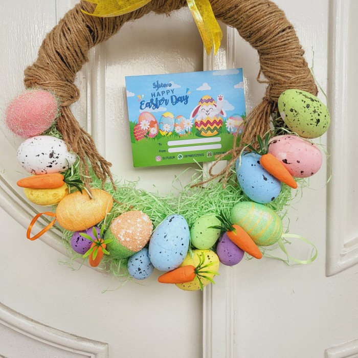 

Paket dekorasi box hampers easter bunny eggs kelinci telur paskah 165