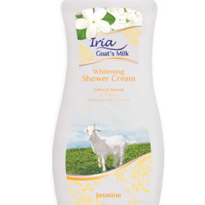 iria goat's milk shower cream jasmine   250ml