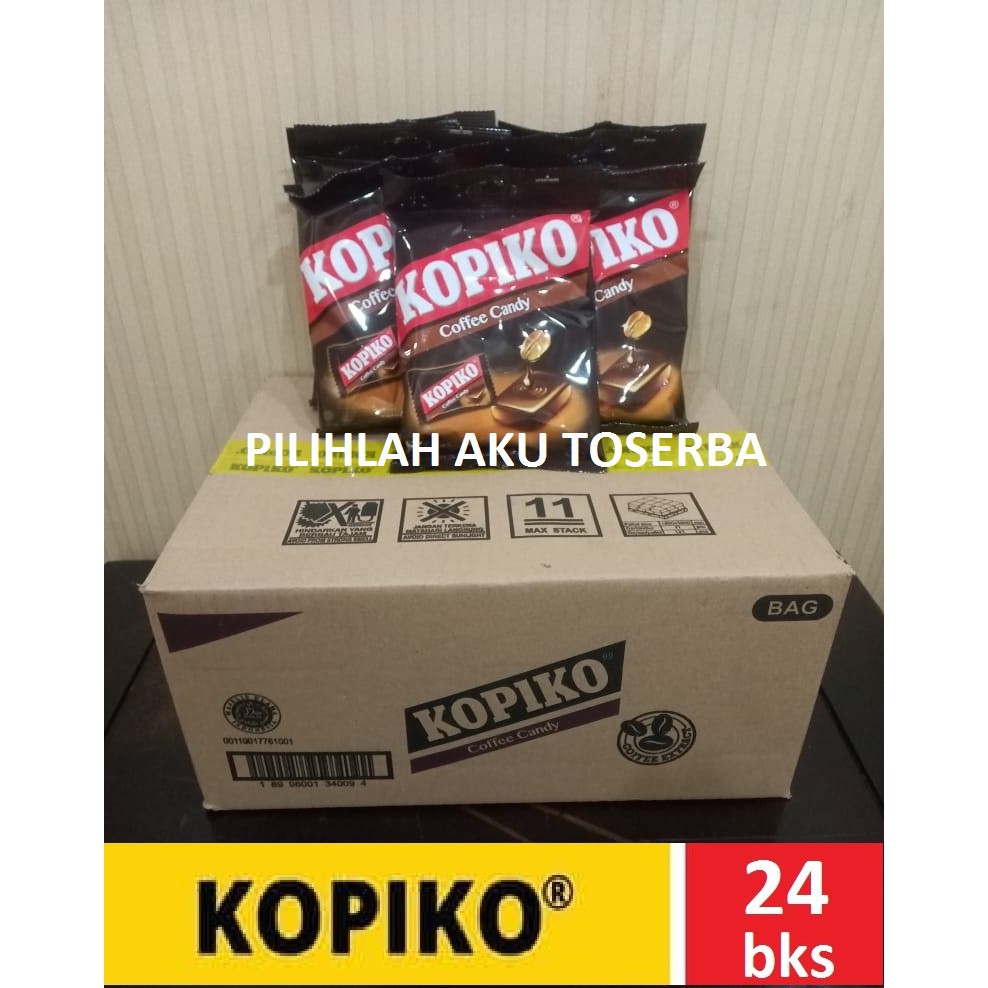 Permen Kopi KOPIKO COFFEE CANDY - 1 karton isi 24 bungkus (50 pcs)